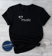 Load image into Gallery viewer, Heart Music - T-Shirt - Youth
